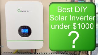 Growatt SPF3000TL 3000 watt 48v Solar Inverter Review [upl. by Surazal]