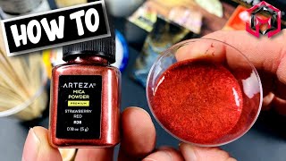 How to Mix Mica Powders  Acrylic Pouring for Beginners [upl. by Christiana]