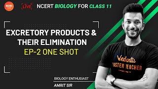 Excretory Products and their Elimination in OneShot EP2  NCERT Biology for Class 11  Vedantu [upl. by Noble]