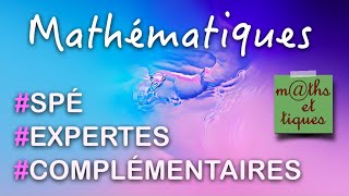 Quelles mathématiques choisir en Terminale [upl. by Frederiksen]