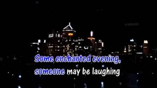 Some Enchanted Evening  Dean Martin Karaoke [upl. by Trebloc]