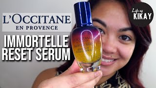 LOccitane Immortelle Reset Serum Review [upl. by Akehs]