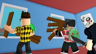 ROBLOX VELHOTE E NOVOTE FICARAM PRESOS NUMA CASA GIGANTE E FORAM ATACADOS [upl. by Leirraj816]