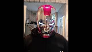 AutoKing MK5 Ironman Helmet demo [upl. by Edra]