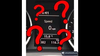 HOW TO Enable Digital MPH Speedo On MFD  VAG COM Coding [upl. by Kolodgie]