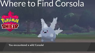 Pokemon Shield  Where to Find Corsola [upl. by Westfahl]