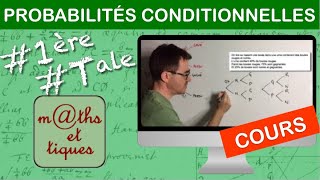 LE COURS  Probabilités conditionnelles  PremièreTerminale [upl. by Gettings]