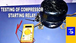 Refrigerator Compressor Relay Test and Repair [upl. by Lezah]