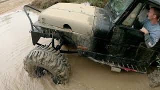 Jeeps on swampers Muddin RedCreekoffroad [upl. by Araiek]