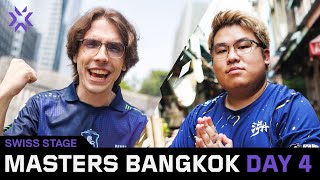 VALORANT Masters Bangkok  Swiss Stage  Day 4 [upl. by Aisatnaf]