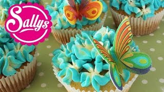 ZitronenCupcakes  Hyazinthen Dekoration  Blumen Cupcakes  Flower Cupcakes  Sallys Welt [upl. by Stannfield]