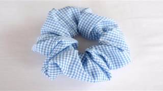 How to Make a Scrunchie  DIY Scrunchies  Sewing Scrunchies [upl. by Fritts276]