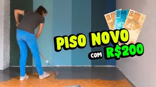 COMO PINTAR O PISO DE CERÂMICA SEM USAR EPÓXI [upl. by Kilam]