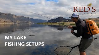 My Lake Setups  Tips and Tackle for Fly Fishing Lakes [upl. by Bertold471]