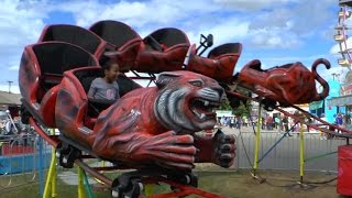 Tiger Express incl HD POV  Washington State Fair 2016 [upl. by Lambert984]