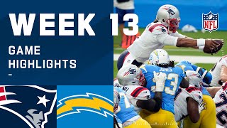 Patriots vs Chargers Week 13 Highlights  NFL 2020 [upl. by Rosecan947]