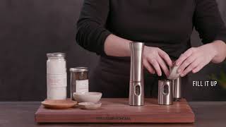 Williams Sonoma Electric Salt amp Pepper Grinders  Williams Sonoma [upl. by Racso106]