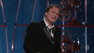 Quentin Tarantino Wins Original Screenplay 2013 Oscars [upl. by Eustis]