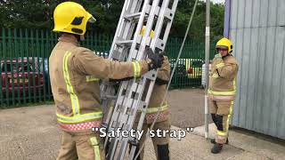 NFRS Recruit Training  13 5m Ladder Standard Pitch [upl. by Ietta]