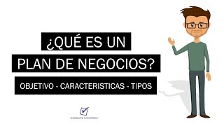 ¿Que es un Plan de Negocios  Objetivos y Características [upl. by Pryce]