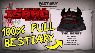 100 Full Bestiary Repentance  The Binding of Isaaac Repentance [upl. by Vogele238]