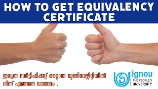 How to Apply For Equivalency Certificate with IGNOU Degree [upl. by Amie]