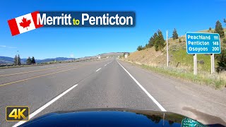 Driving from Merritt to Penticton  British Columbia Canada [upl. by Naara]