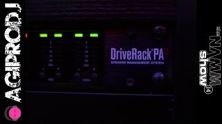 dbx DriveRack PA2 Loudspeaker Signal Processor Overview  NAMM 2014  agiprodj [upl. by Chadbourne]