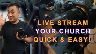 How to Live Stream your church service EASY [upl. by Titos]