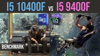 intel i5 10400f vs intel i5 9400f test in 8 games [upl. by Carolee]