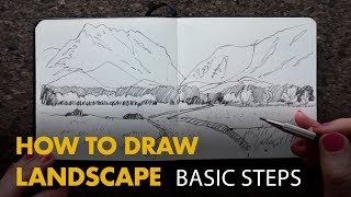 How to Draw a Landscape [upl. by Besnard]