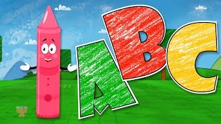 ABC Song  Learn Alphabets  Nursery Rhymes  Baby Songs By Crayons [upl. by Jae989]