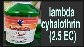 Lambda Cyhalothrin 25 EC Insecticide  Uses amp Mode Of Action  UrduHindi [upl. by Quillan618]