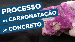 Carbonatação do Concreto [upl. by Anyer]