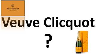 How to say Veuve Clicquot CORRECTLY French Champagne Pronunciation [upl. by Bohi]