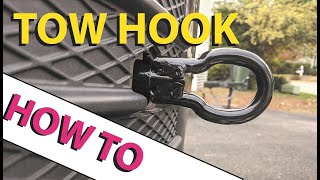 How To Install the Front Towing Eye HOW TO ESCAPE [upl. by Vargas687]