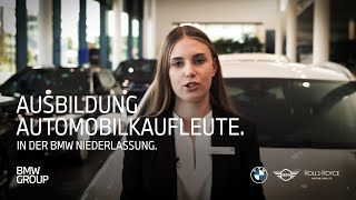 Ausbildung zum Automobilkaufmann wmx  BMW Group Careers [upl. by Emsoc]