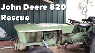 John Deere 820 Rescue Part 1 [upl. by Rebmaed]