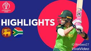 Sri Lanka vs South Africa match Highlights  Dwaine Pretorius 325 amp ♡Player of the match♡  CW19 [upl. by Llenehc]