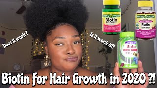 Biotin for Hair Growth in 2020  My results taking different Biotins for the past 4 Months [upl. by Kramlich]