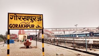 Gorakhpur Junction railway station longest platform in the world  OneIndia News [upl. by Shep]