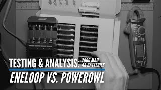 How do they compare to Eneloops Testing and Analysis of the POWEROWL 2800 mAh AA Batteries [upl. by Nadirehs129]