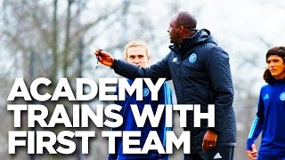 NYCFC Academy Trains With First Team  INSIDE TRAINING [upl. by Kcirtapnaes]