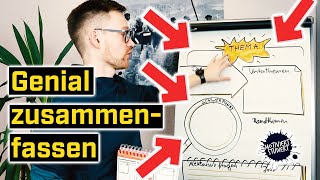 Geniale Zusammenfassungen schreiben 2021 ➡ Lernen radikal vereinfachen [upl. by Darryl949]