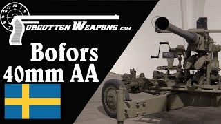 Swedish Antiaircraft Artillery Bofors 40mm Automatic Gun M1 [upl. by Lucy683]