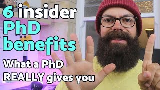 6 PhD benefits  What a PhD really gets you [upl. by Ahsercel614]