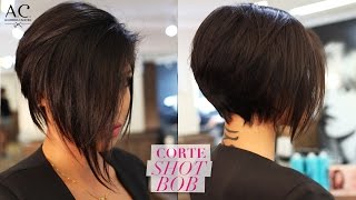 COMO FAZER CORTE SHORT BOB [upl. by Eleaffar55]