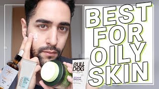 Best Moisturisers For Oily Skin  Control Oily Shiny Skin  Mens Grooming ✖ James Welsh [upl. by Tammara]