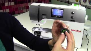 Bernina 770 4 Threading amp Winding a Bobbin [upl. by Fidole]