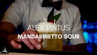 MANDARINETTO SOUR original cocktail by ALEX PINTUS [upl. by Weinman]